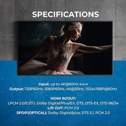 OREI 4K 2x2 HDMI or USB-C Video Wall Controller Processor Display Upto 4K 60hz - Image 7