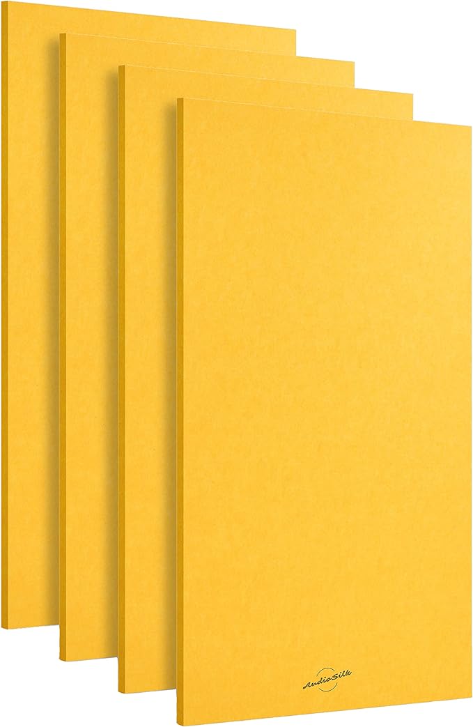 AudioSilk Acoustic Panels, 4 Pack ROOM KIT by AudioSilk