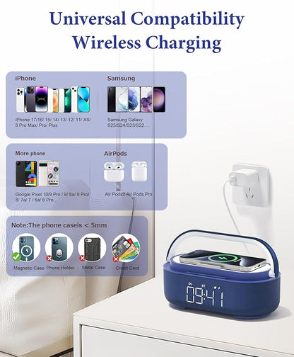 COLSUR Bluetooth Speaker Alarm Clock - Image 8