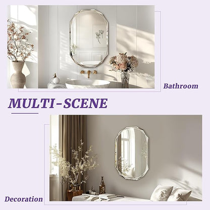 Bathroom Mirror for Wall, Bathroom Vanity Mirror, Wall Mount Vanity Mirrors - Image 7