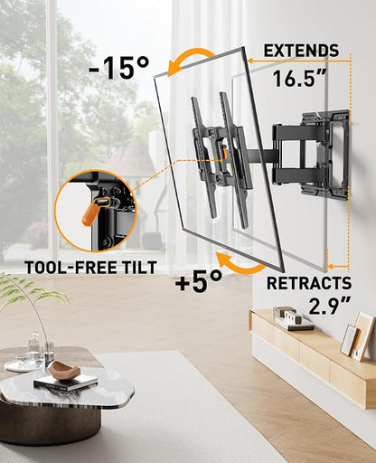 Perlegear Full Motion TV Wall Mount - Image 6