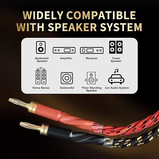 9 AWG 2Pack Audiophile Speaker Cable – Speaker Wire - Image 7