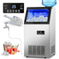 Commercial Ice Maker Machine 140Lbs/24H, 45 Ice Cubes in 4-15 Mins, 35Lbs Ice by TAZPI