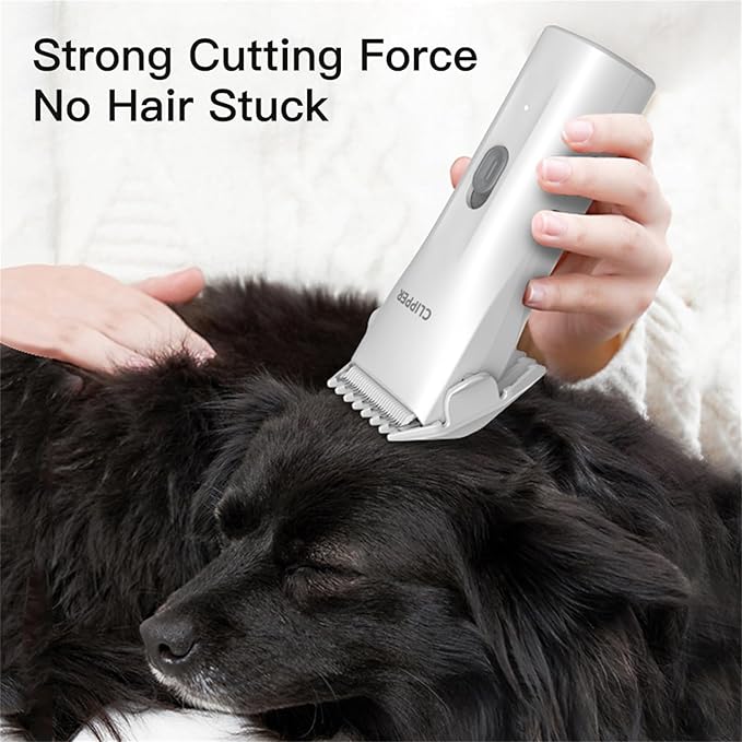 Prowerful Home Professional Dog Grooming Kit Clipper Low Noise USB Rechargeable - Image 4