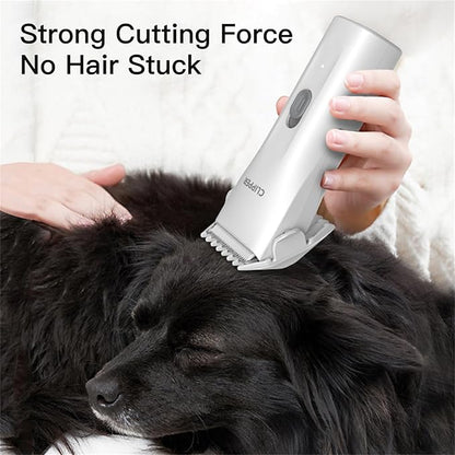 Prowerful Home Professional Dog Grooming Kit Clipper Low Noise USB Rechargeable - Image 4