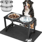 Elevated Dog Bowls, Metal Raised Dog Bowl Stand by FLODOMIXHOME