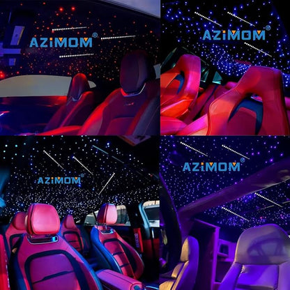 AZIMOM 6W RGBW 550pcs 0.03in 13.1ft Fiber Optic Starlight Headliner Kits - Image 6