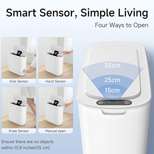 TIPGO Automatic Motion Sensor Bathroom Trash Can - Image 4