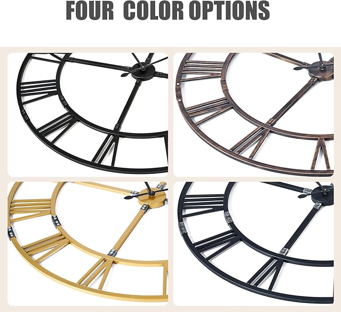 Ohweog Oversized 48 inch Wall Clock - Image 7