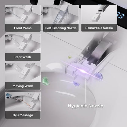 Casta Diva Smart Toilet with Bidet Built in, Auto Open Close, Foot Sensor - Image 5