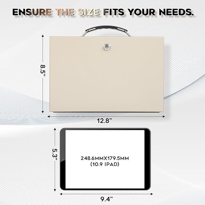 xydled Fire Resistant Safe Fire Safe Box - Image 4