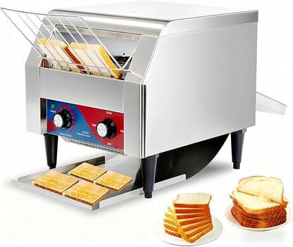 CTJ Commercial Toaster 300 Slices/Hour Electric Conveyor Belt Toaster Heavy by CTJ