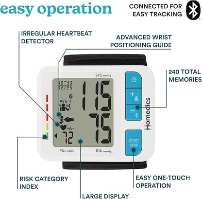 Homedics 700 Series Wrist Cuff Blood Pressure Monitor - Image 3