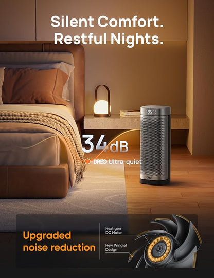 DREO Space Heaters for Indoor Use, Fast Heating Portable Heaters - Image 3