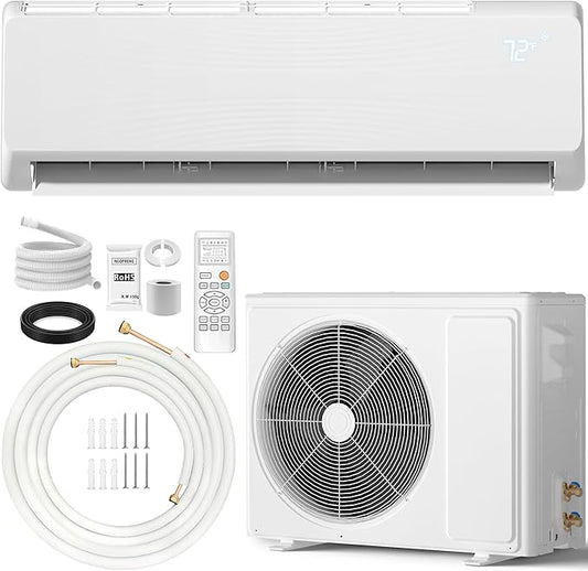 18000 BTU Mini Split Air Conditioner ＆ Heat Pump, 230V Wall Mount Ductless by Unknown