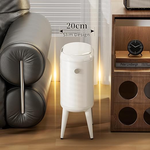 MRBIN Metal Slim Bathroom Motion Sensor Trash Can - Image 5