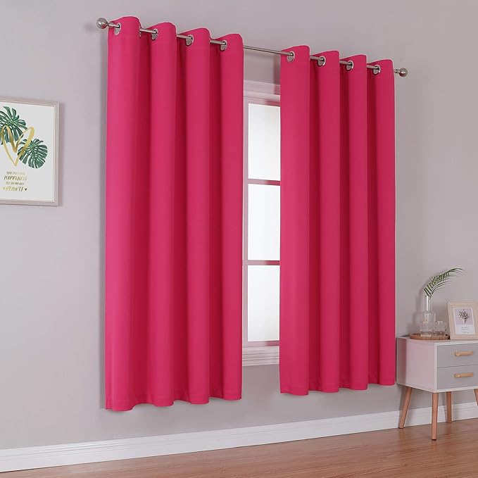 DUALIFE Solid Blackout Curtain Panels - Image 2