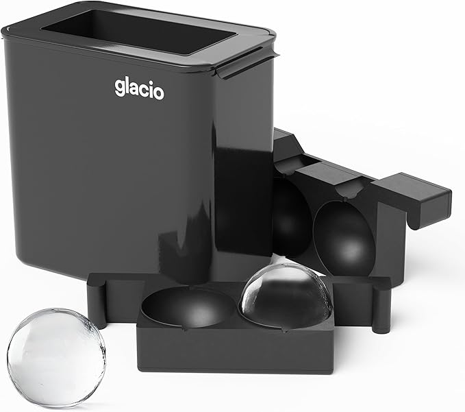 Clear Ice Maker Set – Crystal Clear Ice Ball & Cube Molds - Image 7