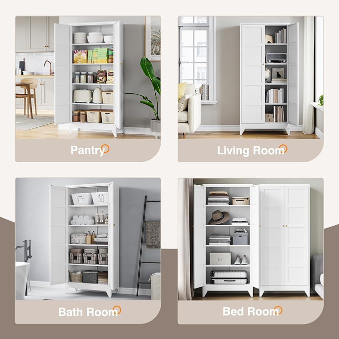 Yizosh Metal Storage Cabinet - Image 5