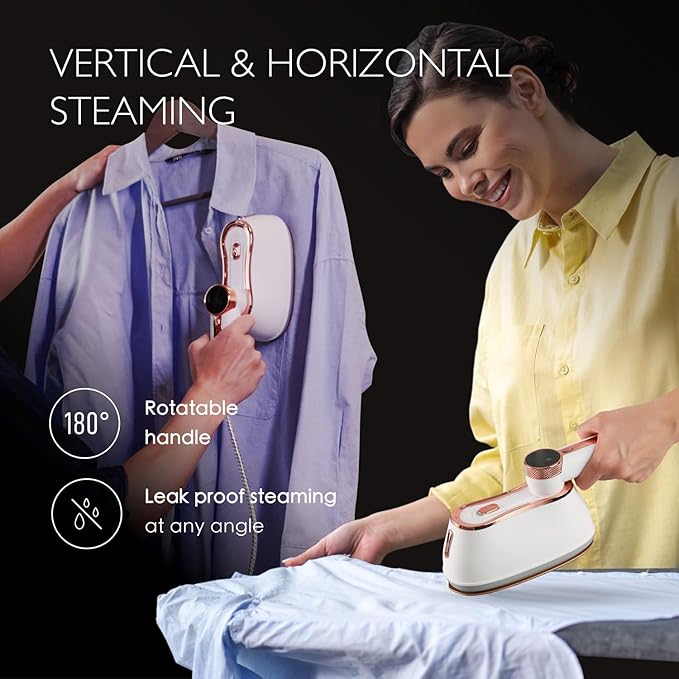 Professional Garment Steamer for Clothes 2 in 1, High Steam Volume 20g/min for - Image 5