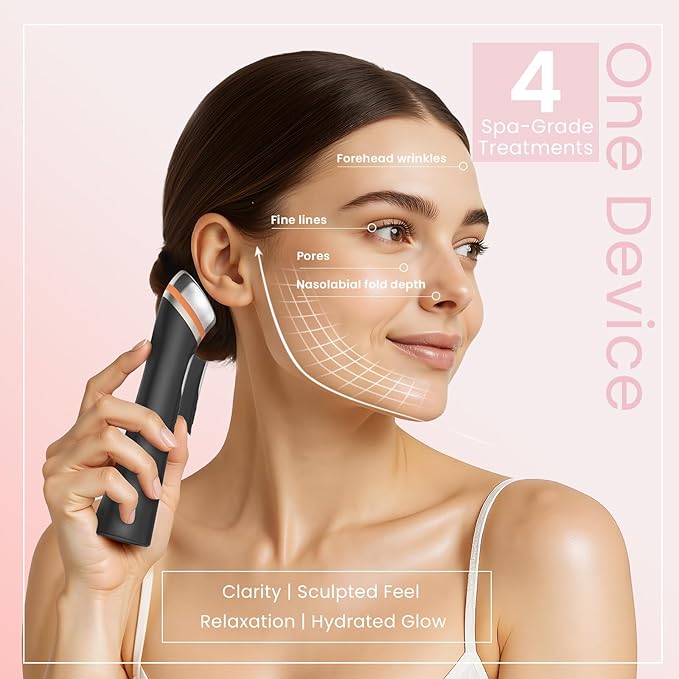 Face Lift Device – 8 in 1 Skin Tightening and Lifting, LED Light Therapy - Image 6