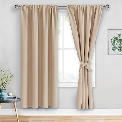 JIUZHEN Blackout Curtains for Bedroom by JIUZHEN