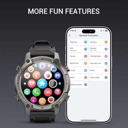 2026 AI Smart Watch with Standalone GPS & Offline Maps, 5ATM Waterproof - Image 9