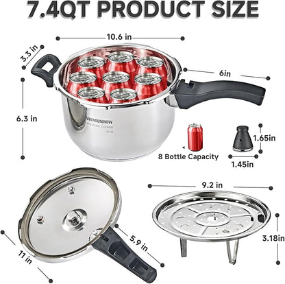 Stainless Steel Pressure Cooker - Image 7