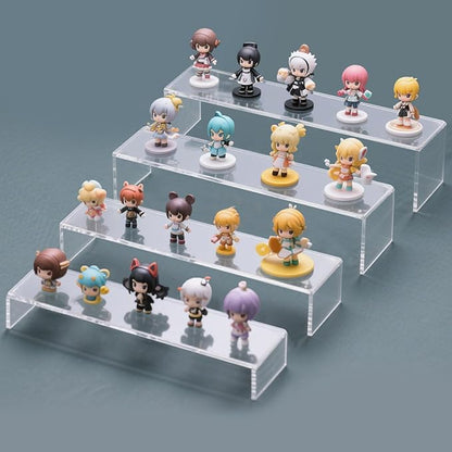 Blaithom Acrylic Display Riser Stand, Thickened to 0.2'' Acrylic Shelf Risers - Image 2