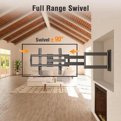 ELIVED Long Arm TV Wall Mount for Most 42-75 Inch TVs, 30 Inch Long Extension - Image 3