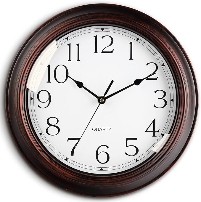 KECYET 12 Inch Wall Clocks Battery Operated Silent Non-Ticking Wall Clock by KECYETWALLCLOCK