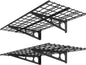 FLEXIMOUNTS 2 Pack 2x4ft Garage Shelving, Wall Shelf Garage Storage Rack by FLEXIMOUNTS