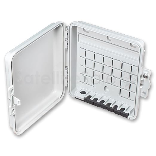 SatelliteSale Weatherproof Junction Box Heavy Duty Enclosure 8x7x2 Inches by SatelliteSale