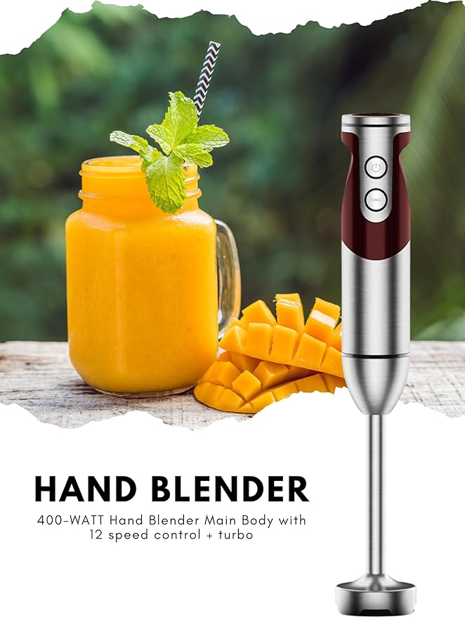 MEGAWISE new Hand Blender Series Single Hand Blender, no attachments, Includes - Image 2