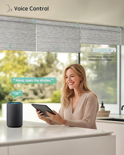 Yoolax Motorized Blinds with Remote, Smart Blinds - Image 2