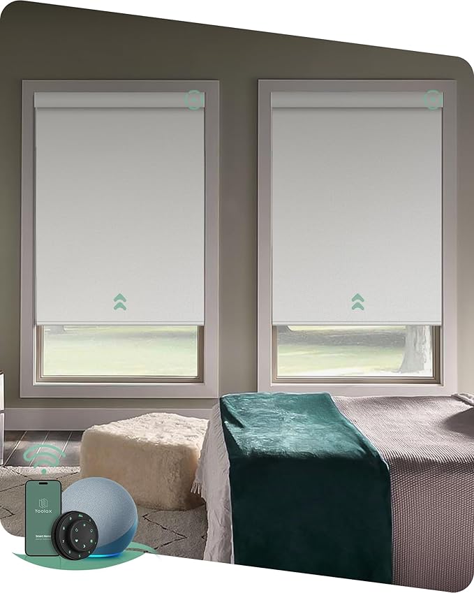 Yoolax Motorized Blinds with Remote, Smart Blinds by Yoolax