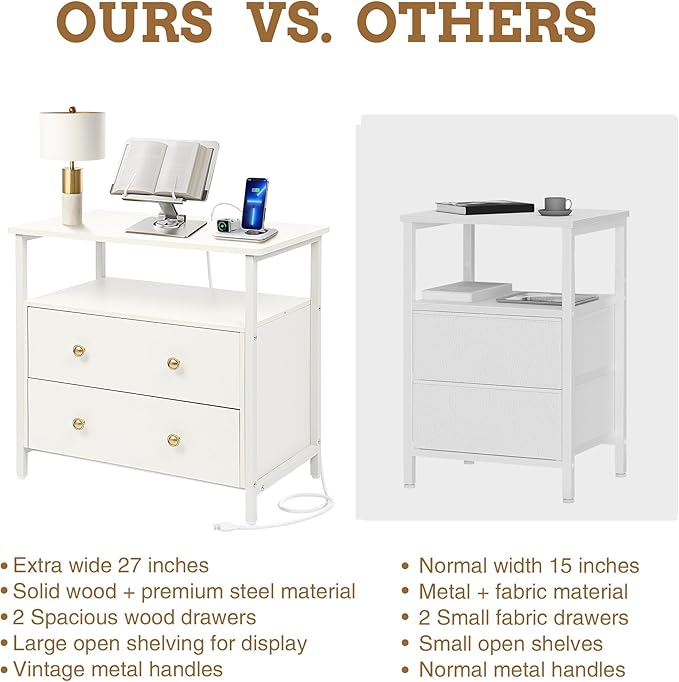 Edbuosy 27 inch Wide Night Stand - Image 7
