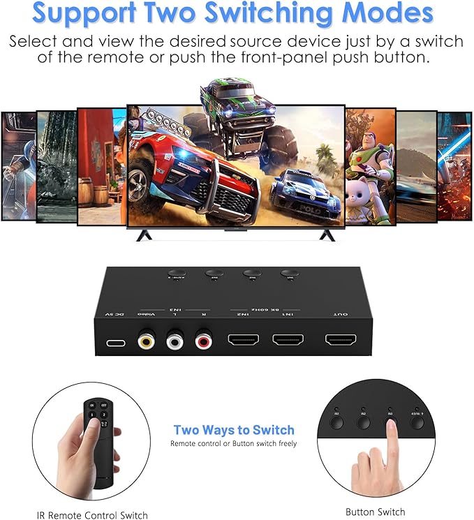 3-Port 8K@60Hz HDMI Switch - Image 4