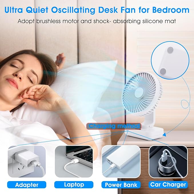 Digibond Oscillating Table Fan Small Oscillating Fan - Image 4
