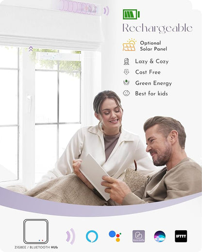 Graywind Smart Roman Shades 20% Blackout Compatible - Image 4