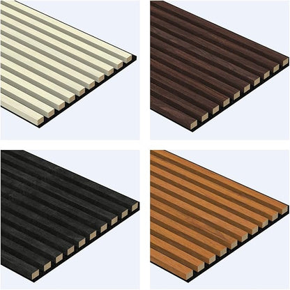 Premium Acoustic Wood Slat Wall Panels – Noise-Reducing Sound Absorption Panels by JOOFAN