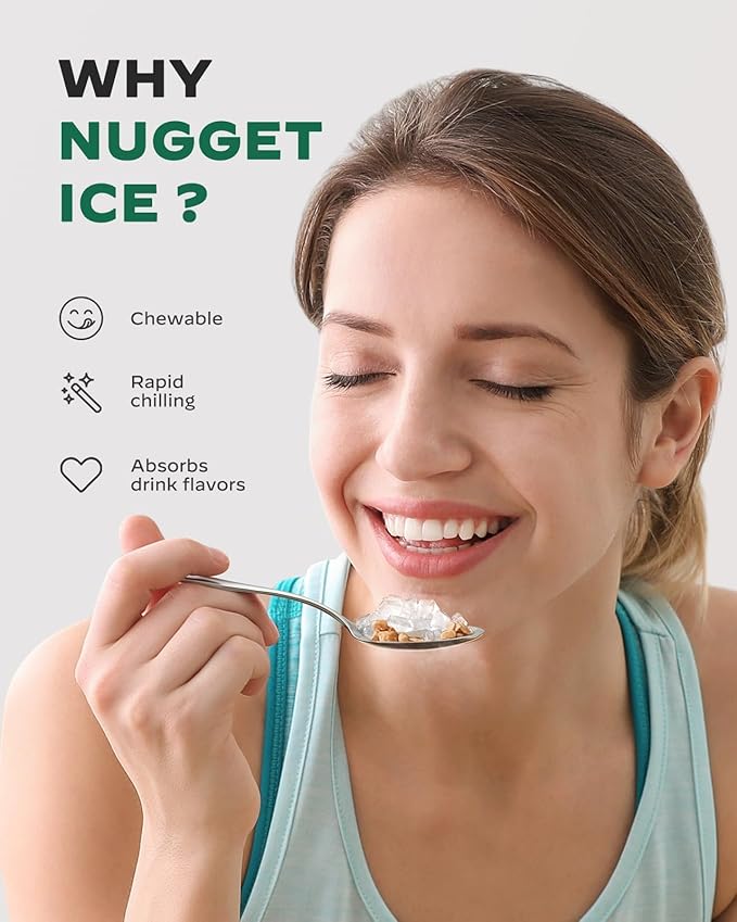 Silonn Nugget Ice Maker Countertop, Pebble Ice Maker - Image 2
