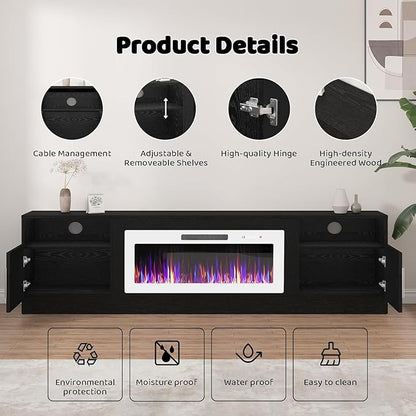 Lemberi Fireplace tv Stand - Image 6