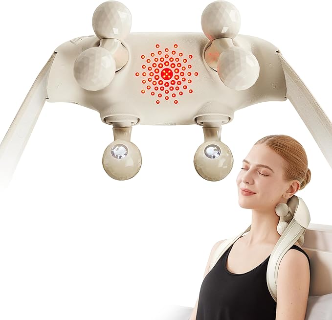 SKG Neck Massager for Pain Relief Deep Tissue Shiatsu Neck and Shoulder by SKG