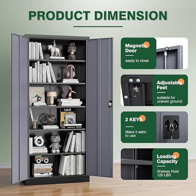 Letaya Metal Garage Storage Cabinets - Image 7