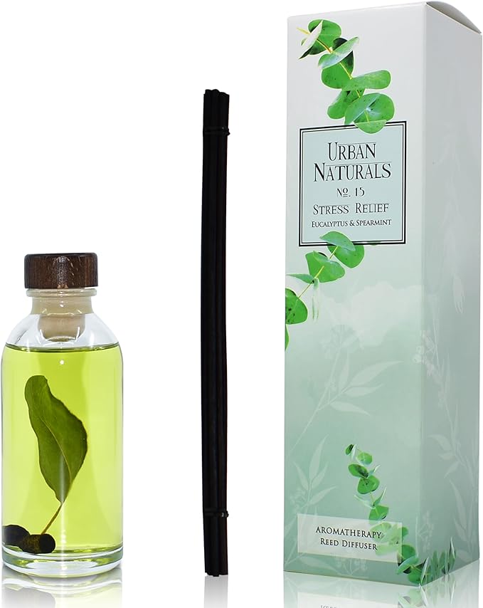 Urban Naturals Eucalyptus Spearmint Stress Relief Aromatherapy Diffuser Gift - Image 3