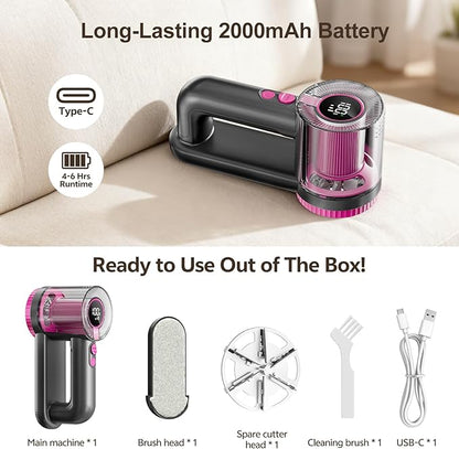 Rechargeable Fabric Shaver, 2-in-1 Lint Remover - Image 6