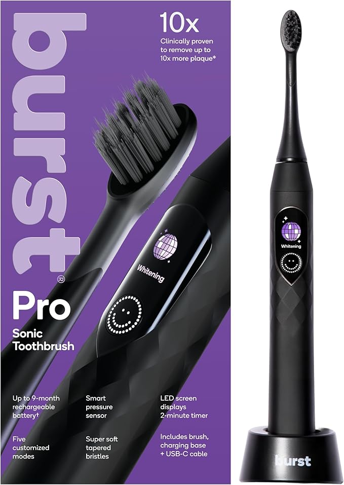 Burst Pro Sonic Advanced Electric Toothbrush by BURST