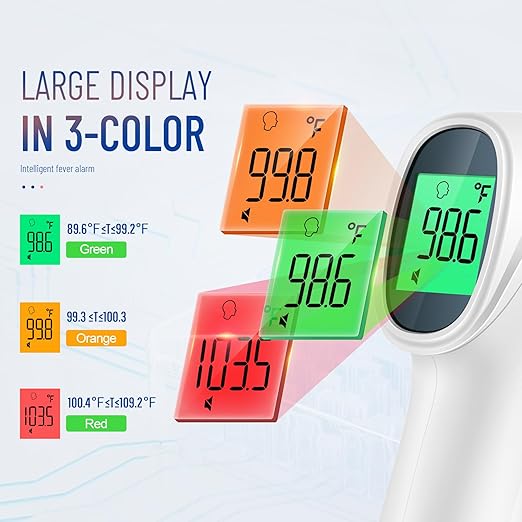 Touchless Thermometer for Adults, Digital Infrared Thermometer Gun - Image 3