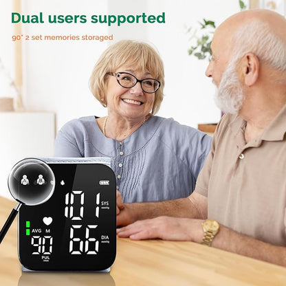 Greetmed Wrist Blood Pressure Monitor Automatic Talking Wrist Blood Pressure - Image 3